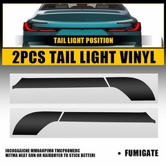 Tail Light Rear Overlay Tint PreCut Decal Vinyl For 2025-26 Toyota Camry 1-5SET