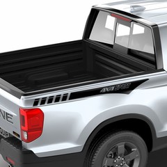 2 X Decal Sticker Rear Bumper Side Stripes for Honda Ridgeline 2017 – Present