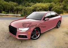 ESSMO PET Super Gloss Morganite Red Vehicle Vinyl Wrap Decal Sheet Like Paint