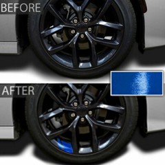 6x Car Accessories Reflective Sticker Car Wheel Rim Vinyl Decal Trim For 16″-21″