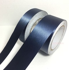 Dark Blue Car House Wall Metal Brushed ALUMINUM Vinyl Wrap Sticker Tape Strips