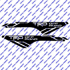 2x TRD Off-road Bedside Vinyl Decal for Toyota Tacoma 2016-2023 3rd Gen