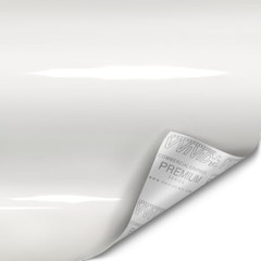+ Ultra Gloss Pearl White Vinyl Car Wrap 1ft x 5ft