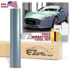 Space Candy Gloss Gray Green Metallic Sticker Decal Car Vinyl Wrap Sheet Film