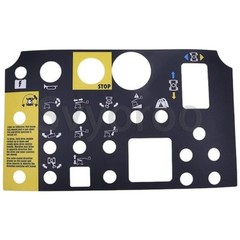 Platform Control Panel Decal 72081 72081GT For Genie Z-34/22 Z-34/22N Z-30/20N