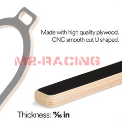 Mirror Shark Antenna 15″ U-Shape Car Vinyl Wrap Application Tools Door Handle