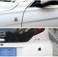 3D Metal Dragon China AutoCar Motorcycle Sticker Emblem Badge Fender Trunk Decal