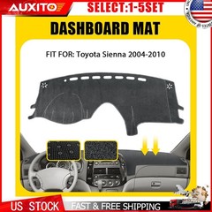 For 04-10 Toyota Sienna Dash Cover Dash Mat Dashmat Pad Car Dashboard Cover 1-5X