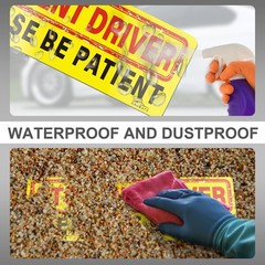 3-Pack Student Driver Magnetic Stickers – Weatherproof & Reflective Safety Signs