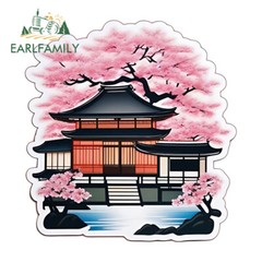 EARLFAMILY 5.1″ Creative Scenery Anime Car Decals Japanese Style Vinyl Stickers