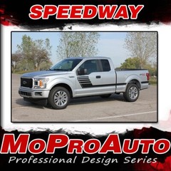 SPEEDWAY Ford F-150 Stripes Decals SE Door Vinyl Graphics 2018 2019 2020
