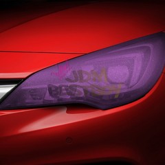 Matte Glitter Red Tint Headlights Taillight Lights Lamp Fog Auto Film Protective