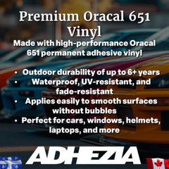 Adults On Board Vinyl Decal Sticker – Design for Cars, Bumpers, Windows, JDM