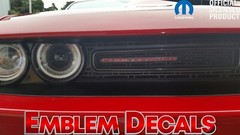 Dodge Challenger Grill Emblem Decal 2015 2016 2017 2018 2019 2020 2021 2022 2023
