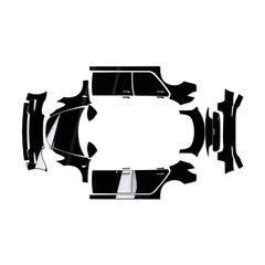 Tesla Model 3 20-23 Paint Protection Film Color Change Piano Black PreCut Kits