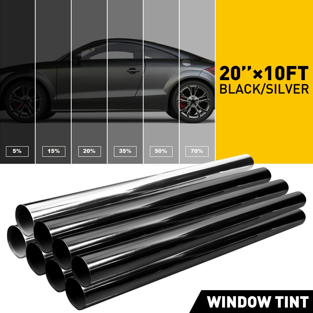 5% 15% 25% 35% VLT Uncut Window Roll Tint Film In FT Feet Car Office Commercial