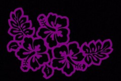 Hibiscus Flower Window Sticker Vinyl Decal Hawaii Aloha Tropical Beach Ocean