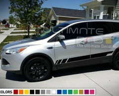 Sticker for Ford Escape Side Stripes Decal S SE Sport SEL Titanium Rocker panel