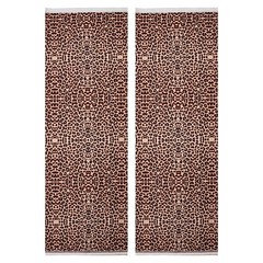 Car Interior Sticker Trim Self-Adhesive Bronzing Tape for Car,Leopard Print