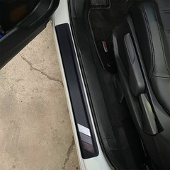 4pcs Car Door Sill Plate Protector Scuff Anti Scratch Cover For Toyota Tacoma D