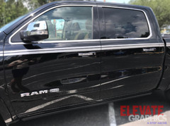 2019-2024 For Dodge Ram 1500 Decals Side Flashbang Stripe Vinyl Graphics Sticker