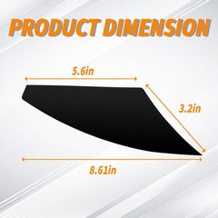 Driver Passenger Headlight Smokey Vinyl Decal Stickers For 2022-2025 Honda Civic