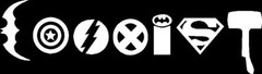 Superhero Coexist Die Cut Vinyl Car Truck Window Decal Sticker US Seller