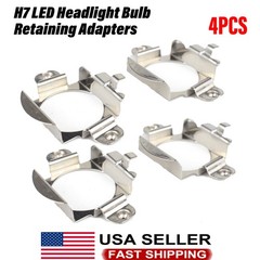 H7 LED Headlight Bulb Adapter Holders Socket Base Retainer Clip for Bens-C VW 4X