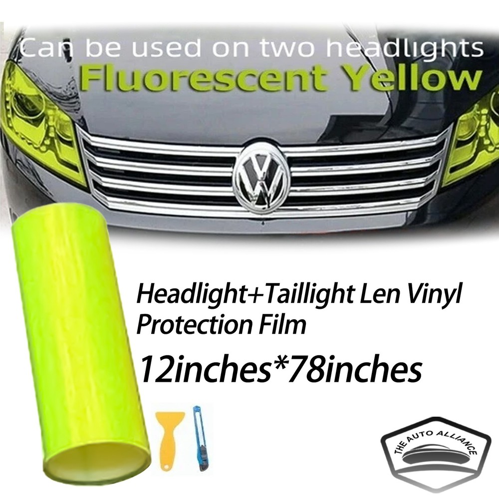 Lens Vinyl Protection Film Tint Film For Headlight /Taillamp 12×78
