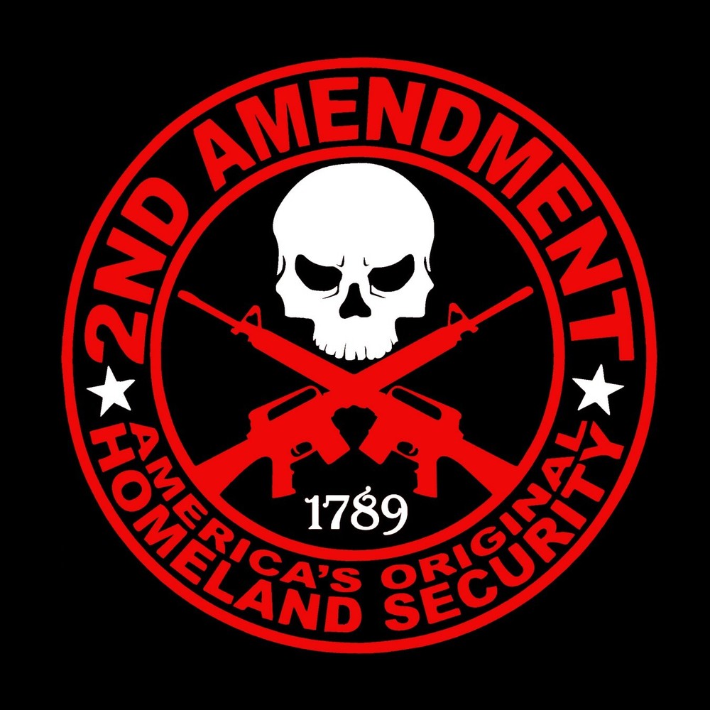 2nd Amendment Decal – 5 Inch Red & White 2A Sticker