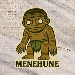 Menehune Decal Hawaiian Myth Sticker for Car Truck Window Bumper DieCut Vinyl