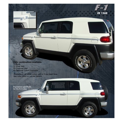 Toyota FJ Cruiser F-1 Graphic Kit Gloss Black