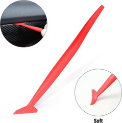 Professional Vehicle Vinyl Wrap Tool Kit with Squeegees & Utility Knife – Red