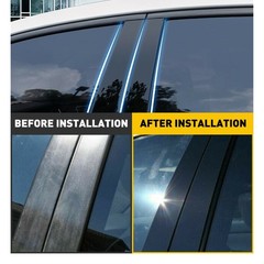 1/2set Door Pillar Post Trims For 2005-2010 Chrysler 300 300C/ Magnum Car Trim J