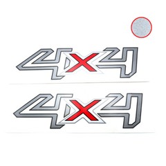 Bedside Sticker Decal 4×4 Silver Trim Silver For Ford Ranger Mc 2015 2018