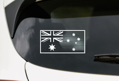 2 x Australian Flag Sticker Proud Aussie 12x6cm Car Window Quality Decal Travel