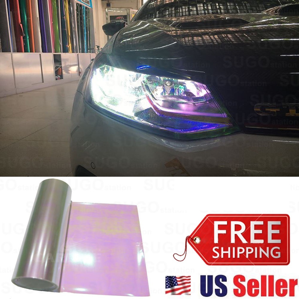 1FTx6FT Chameleon Neo Pearl Colorful Glass/Plastic Lens Light Lamp Tint Film DIY