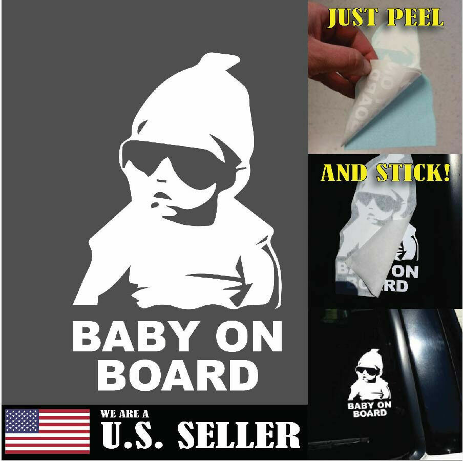 Baby On Board Vinyl Sticker Window Decal Hangover Carlos Funny Laptop Car Truck
