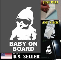 Baby On Board Vinyl Sticker Window Decal Hangover Carlos Funny Laptop Car Truck