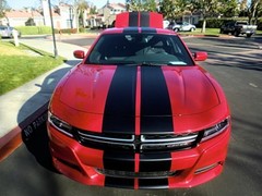 FOR Dodge CHARGER 15 to 25 Racing Stripe 10″ Graphic Vinyl Decal Sticker 36 FEET