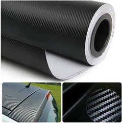 DIYAH 3D Black Carbon Fiber Film Twill 12″ X 60″ / 1FT X 5FT