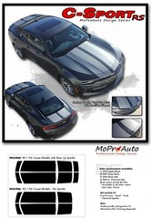 C-SPORT 2017-2018 Chevy Camaro OE Style Racing Stripes 3M Vinyl Graphics Decals
