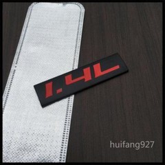 Metal 3D Car Rear Trunk Badge Displacement Emblem Decal 1.8L 2.0L 2.4L 3.6L 5.7L