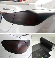 Colorful Car SUV Headlight Taillight Vinyl Wrap Glossy Tint Flexible PVC Sticker