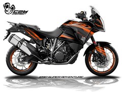 NEW Graphic kit for ktm 1290 Super Adventure S R Graphic Decal Kit (MS-O)