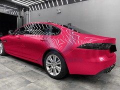 Gloss Glitter Rose Red Sparkle Metallic Car Vinyl Wrap Sticker Decal Sheet Film