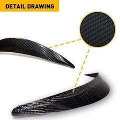 1/2set Headlight Carbon Real Fiber Eyebrows Eye Lid Trim Fit Cover Infiniti Q50