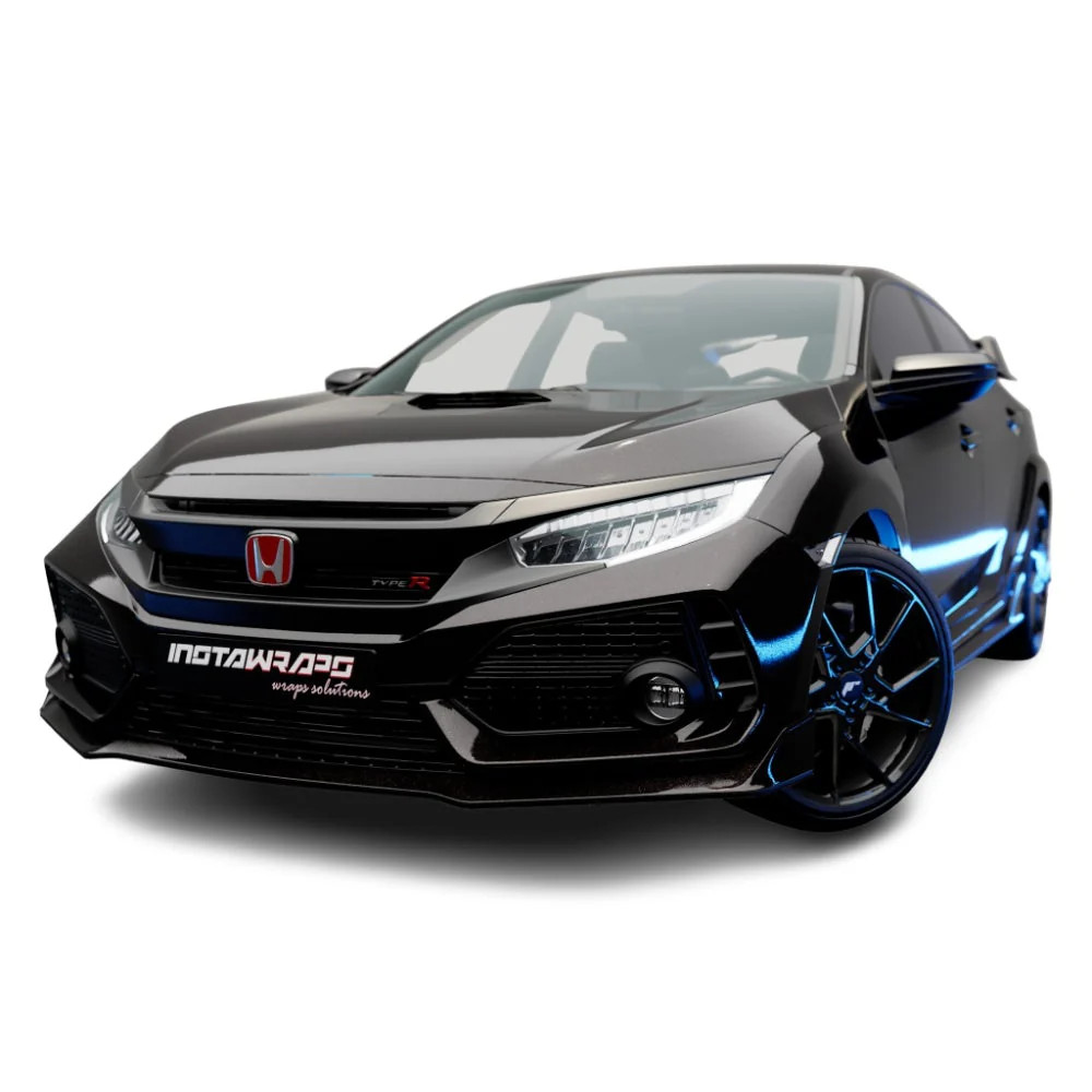 3M 2080 Scotchprint Gloss Ember Black Vinyl Car Wrap Film | GP282