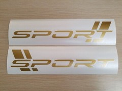 Pair Sport Decal Vinyl Stickers (Left & Right) for Cars Truck Racing Performance