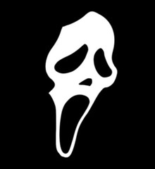 Scream Scary Halloween Funny Vinyl Decal Sticker you choose size and color